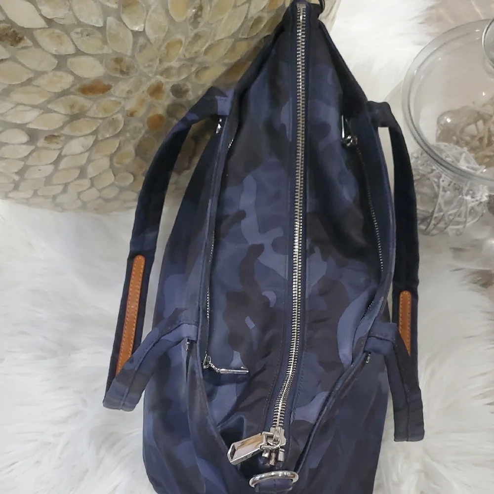 MZ Wallace Black and Gray Camo  Tote Bag with Durable Design - Picture 6 of 15